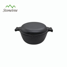 Dia 12cm Round Vegetable Oil Cast Iron Pot